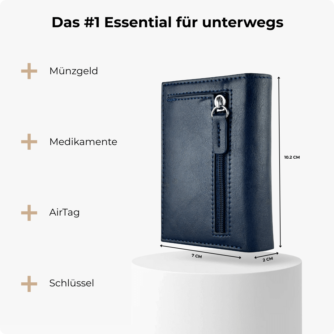 Expeditions-Geldbörse - Kaffeebraun