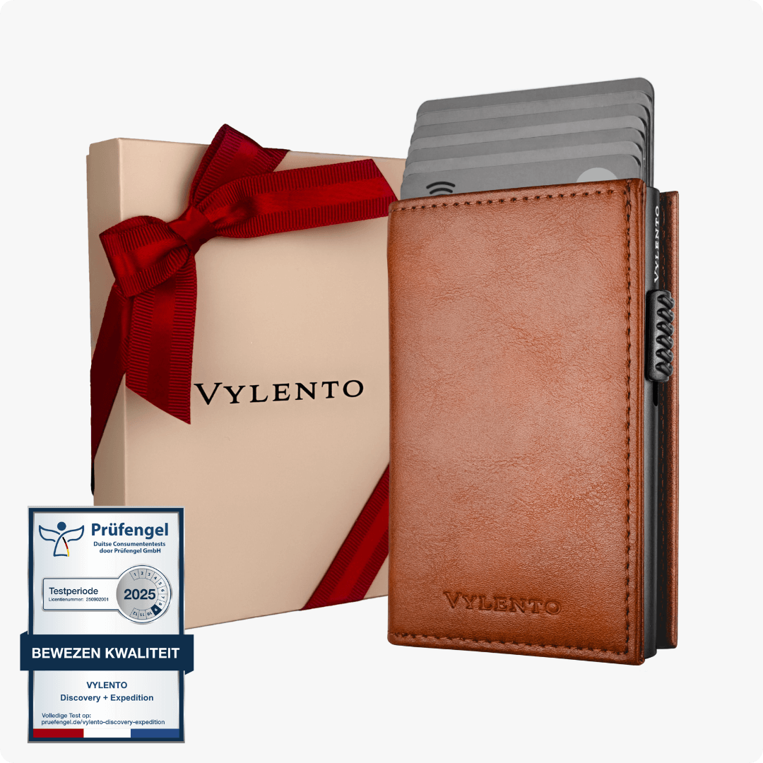 Discovery Pasjeshouder Cognac Bruin - Zonder Muntvak