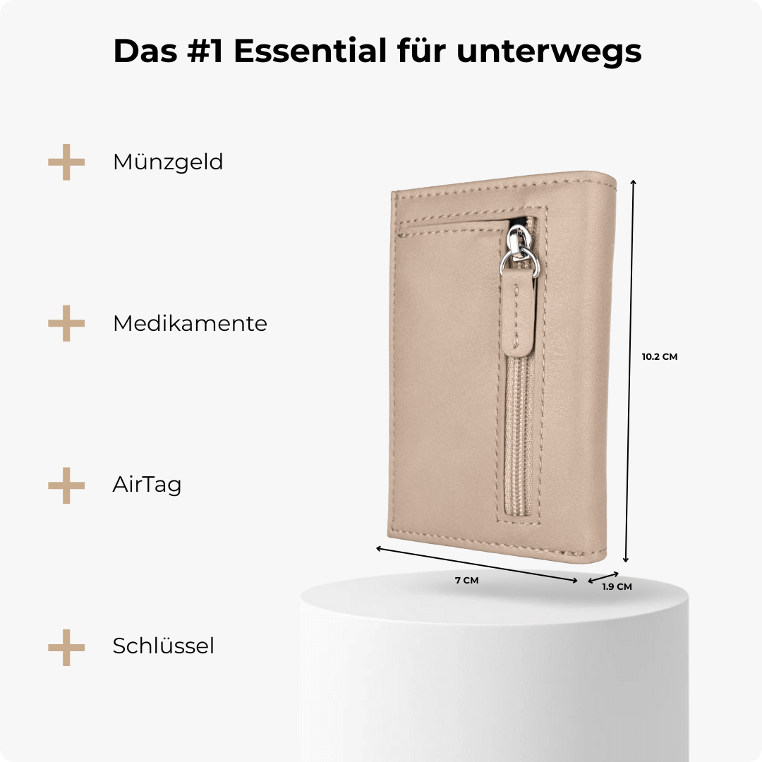 Expeditions-Geldbörse - Kaffeebraun