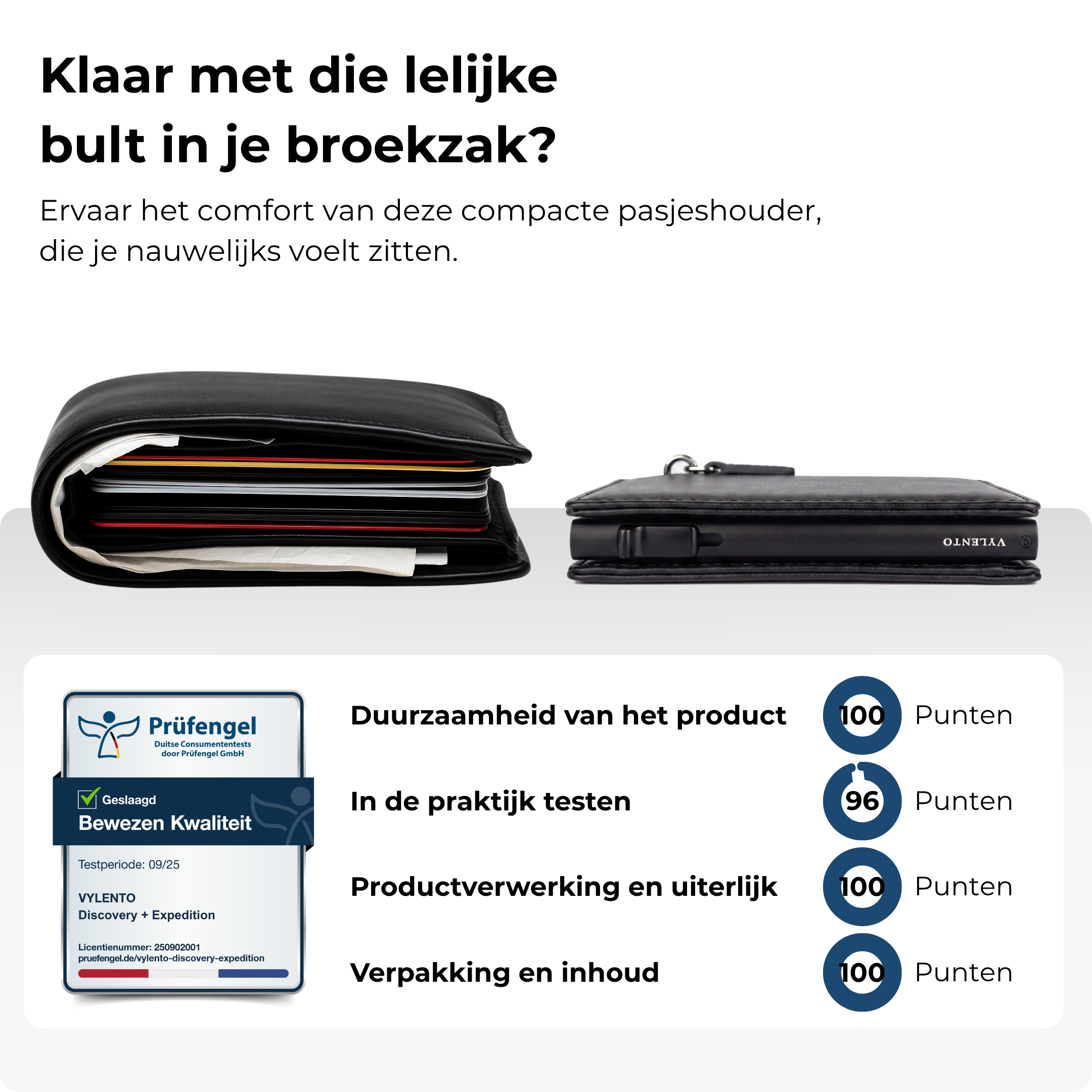 Discovery Pasjeshouder Pro Mat Zwart