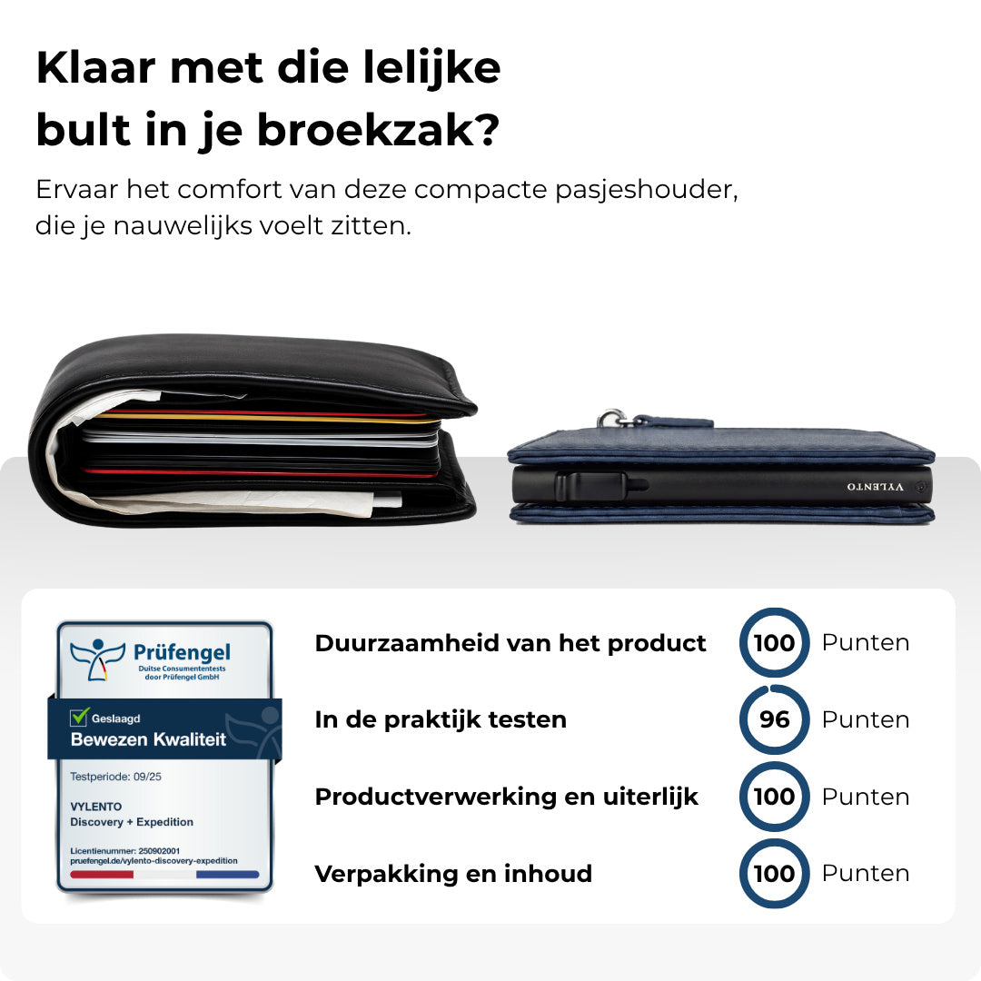 Discovery Pasjeshouder Marine Blauw