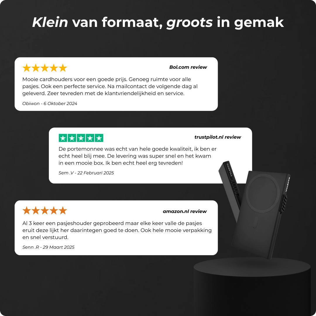 Explore Magsafe Pasjeshouder Metaal Zwart