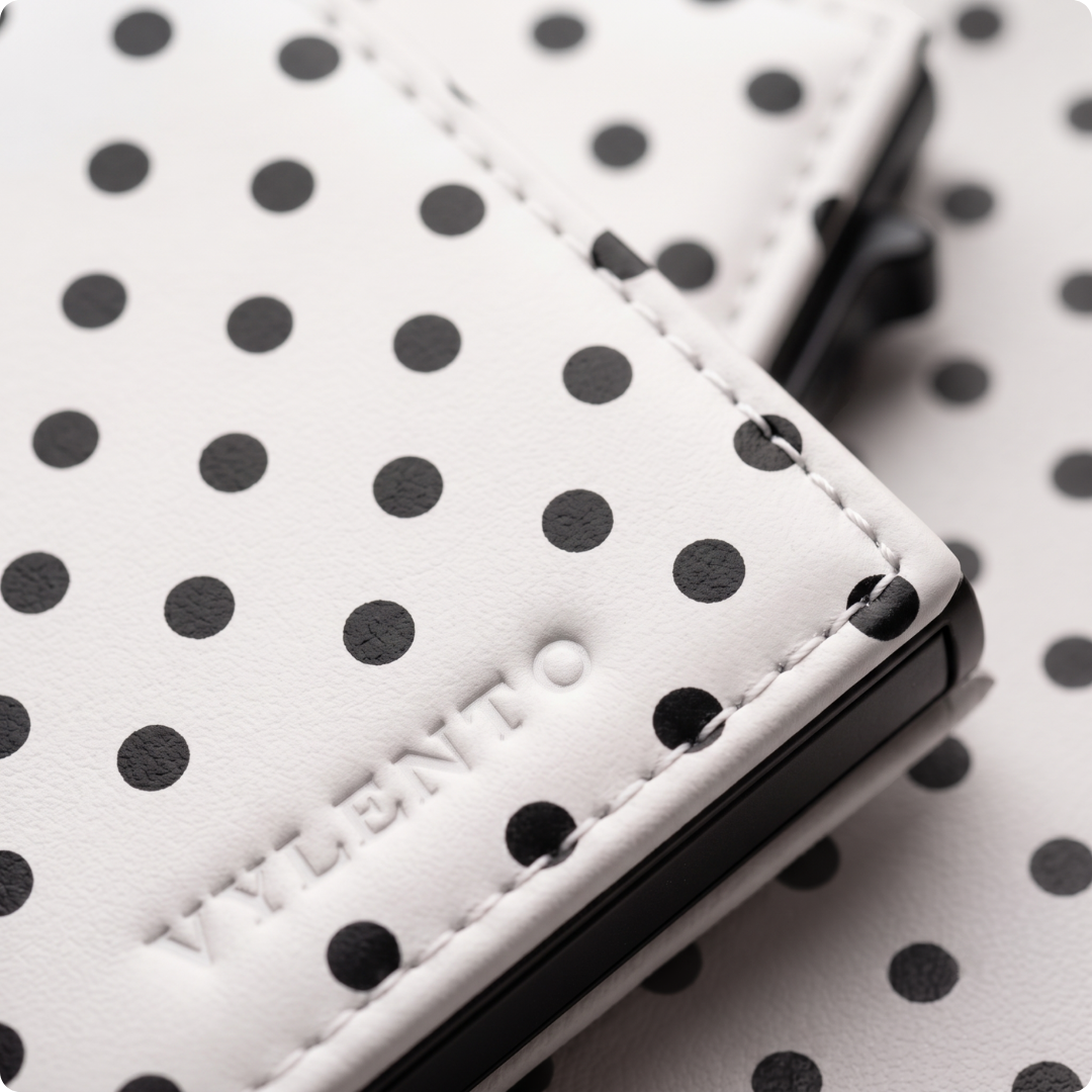 Discovery Pasjeshouder Polkadot Wit