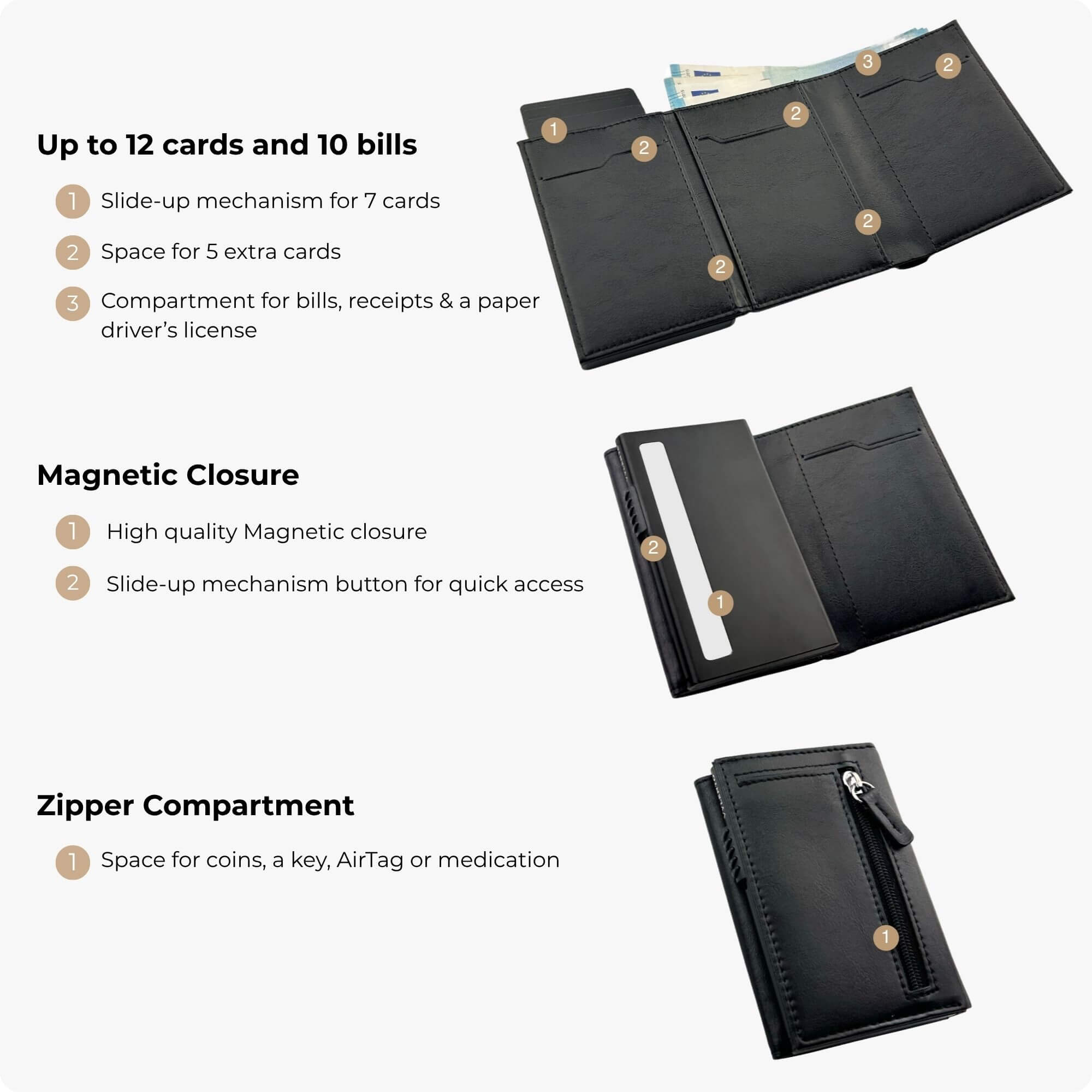 Expedition Card Holder Matte Black