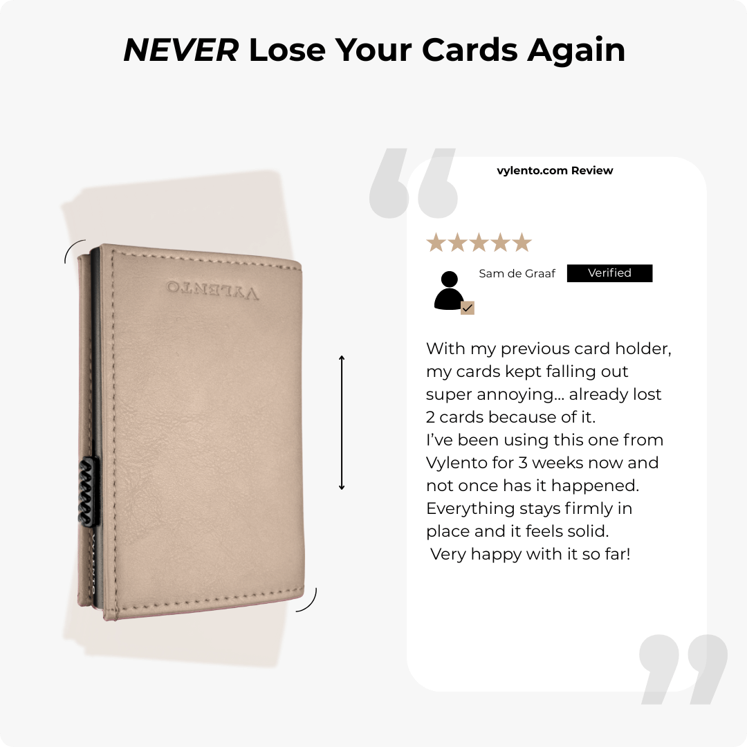 Deluxe Coffee card holder 