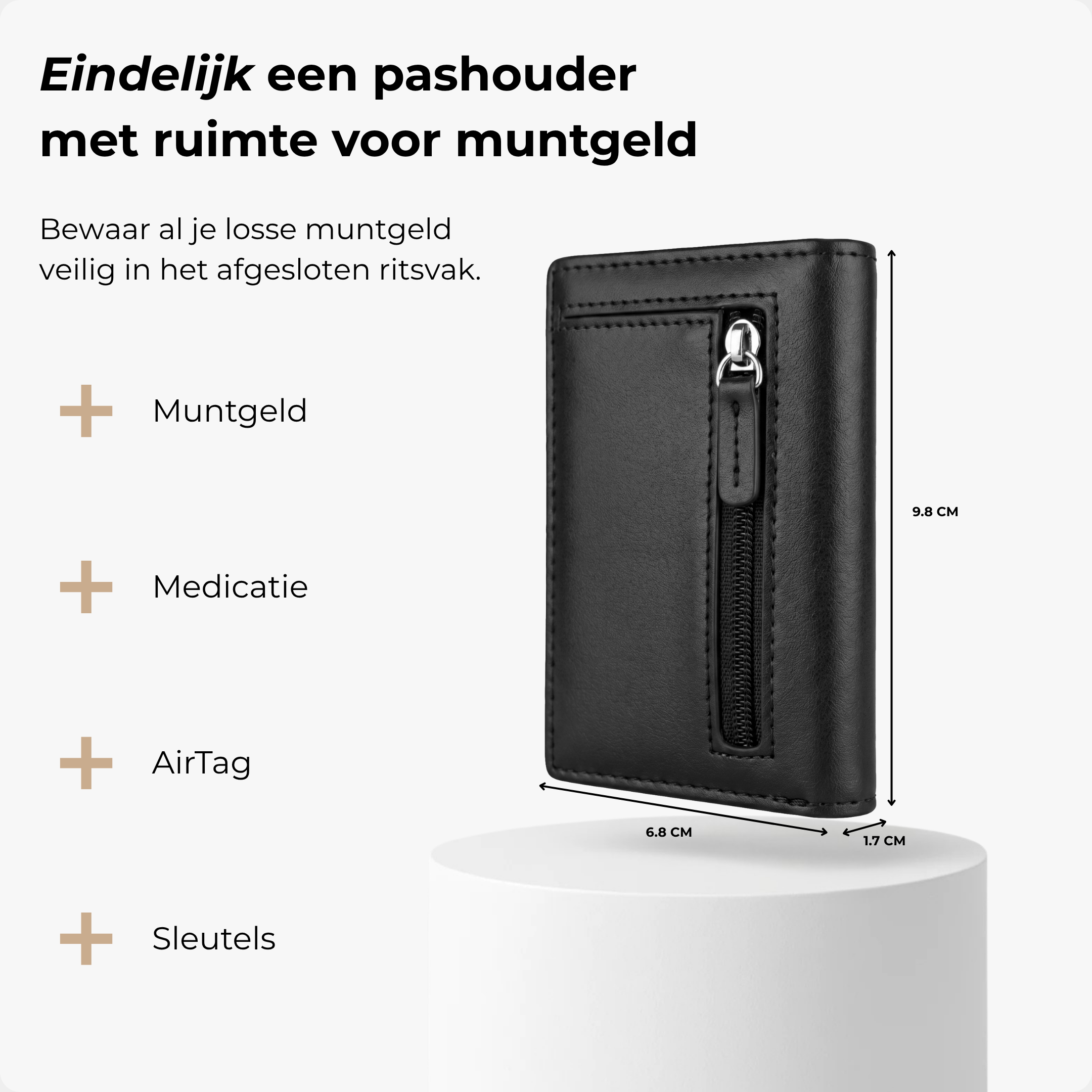 Discovery Pasjeshouder Pro Mat Zwart
