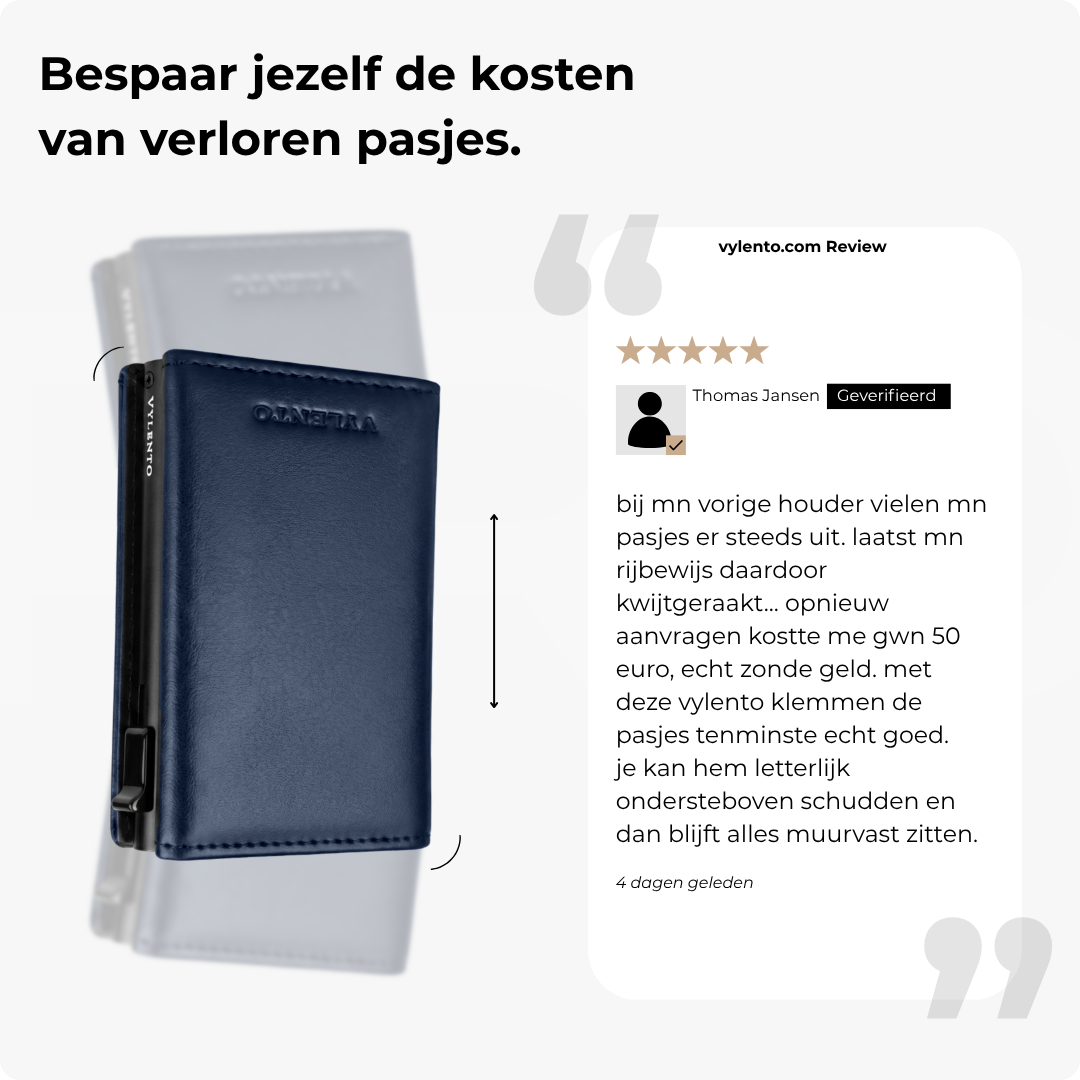 Expedition Pasjeshouder Pro Navy Blauw