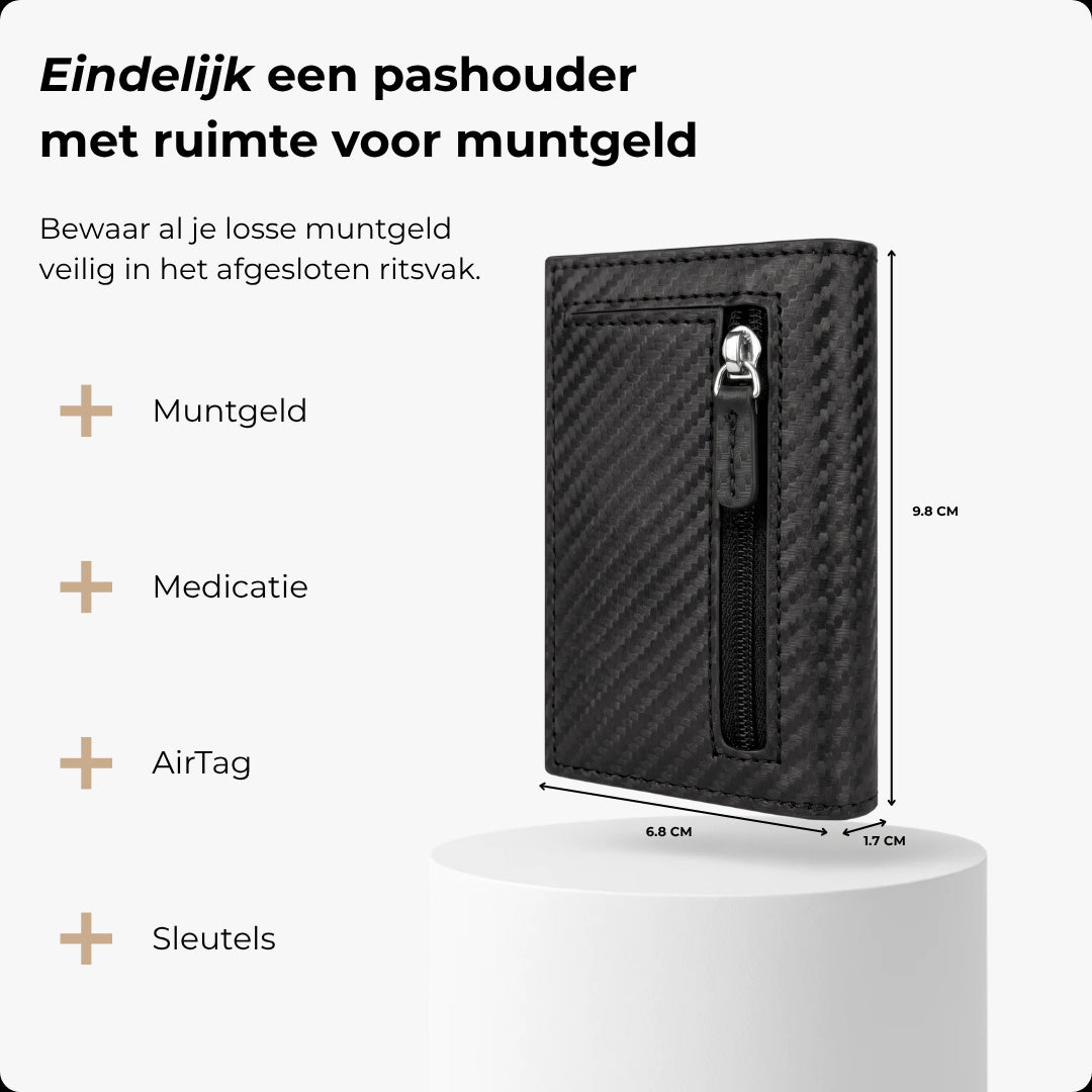 Discovery Pasjeshouder Carbonlook