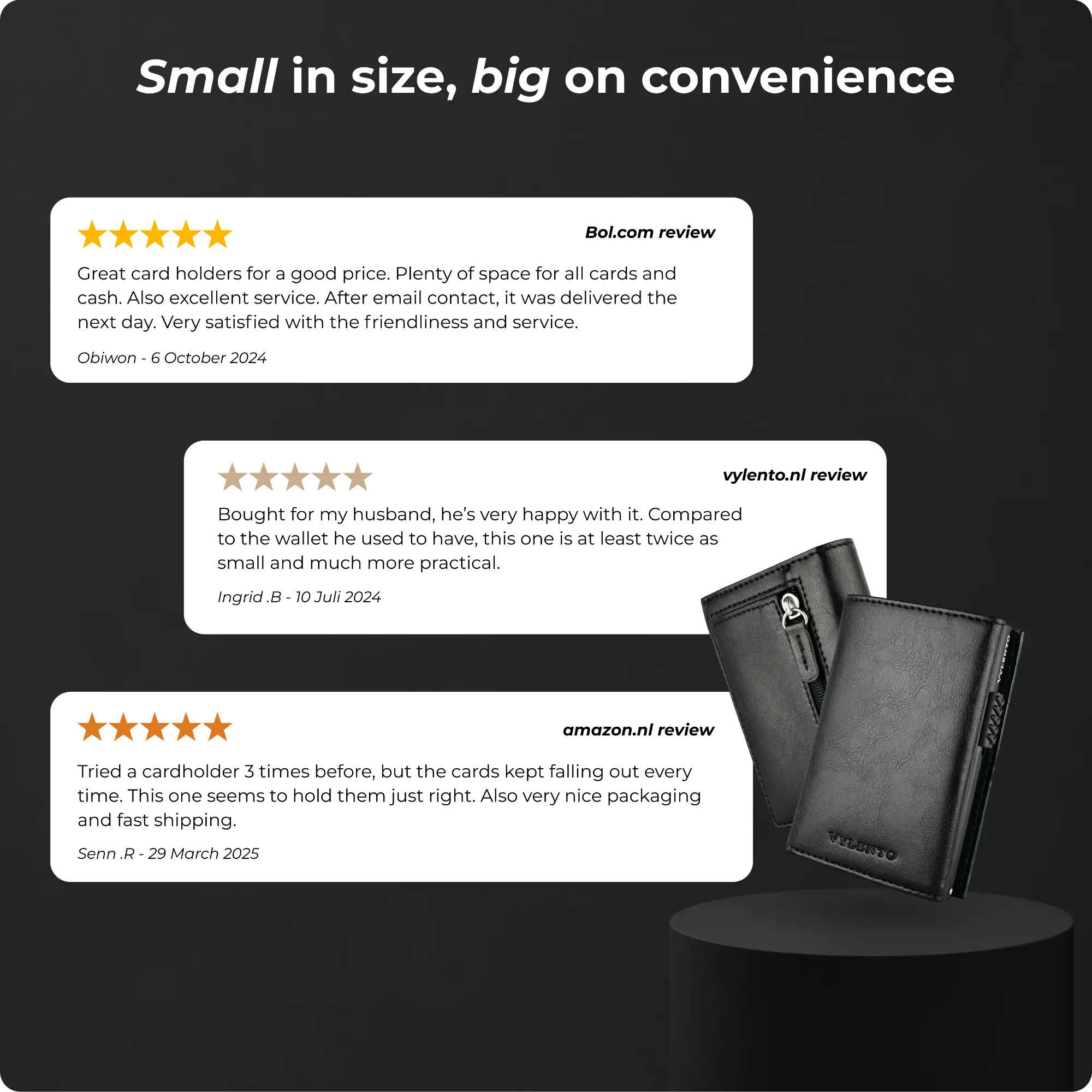 Card Holder Deluxe Black