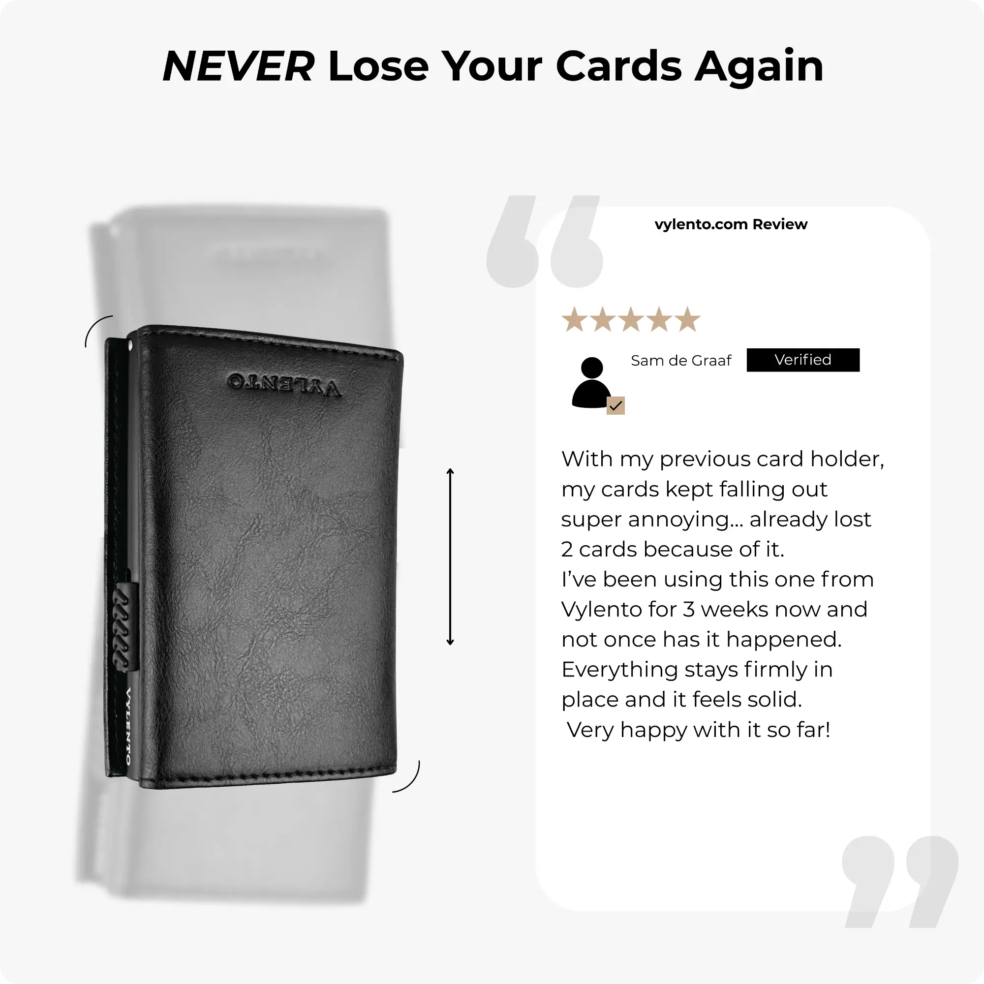 Card Holder Deluxe Black