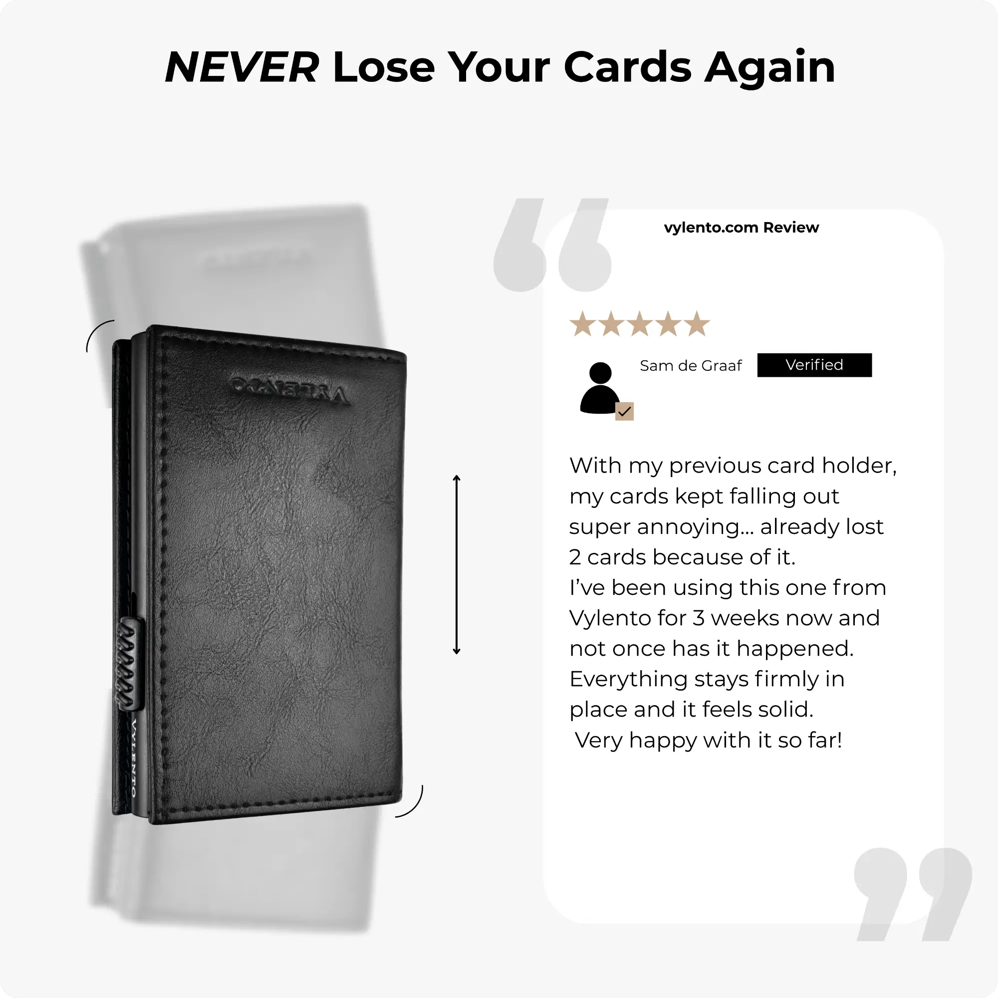 Card Holder Deluxe Black