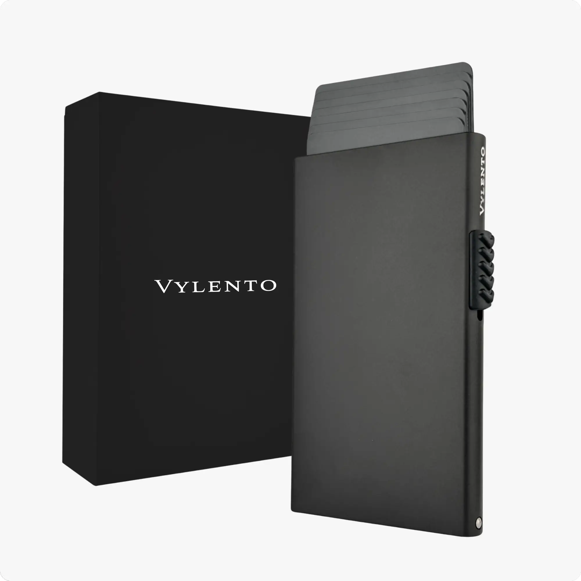 Explore wallet - Metal black