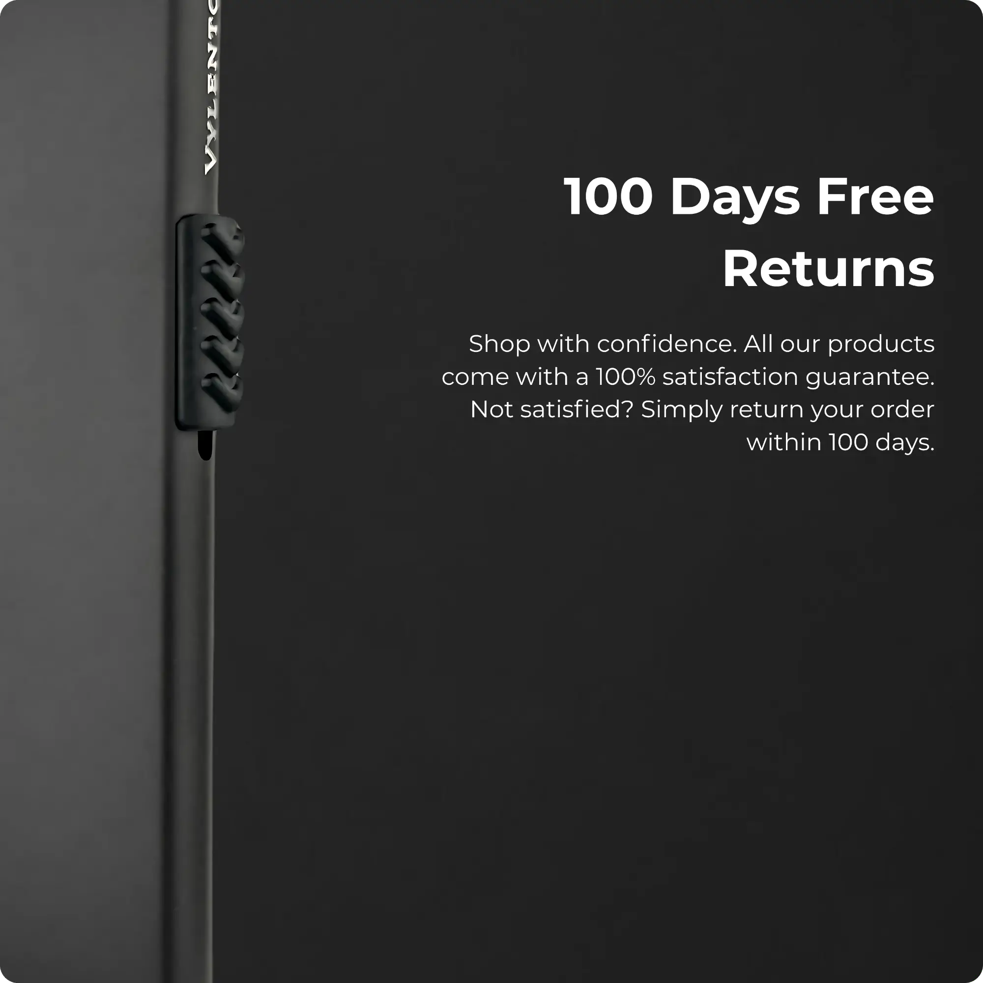 Explore wallet - Metal black