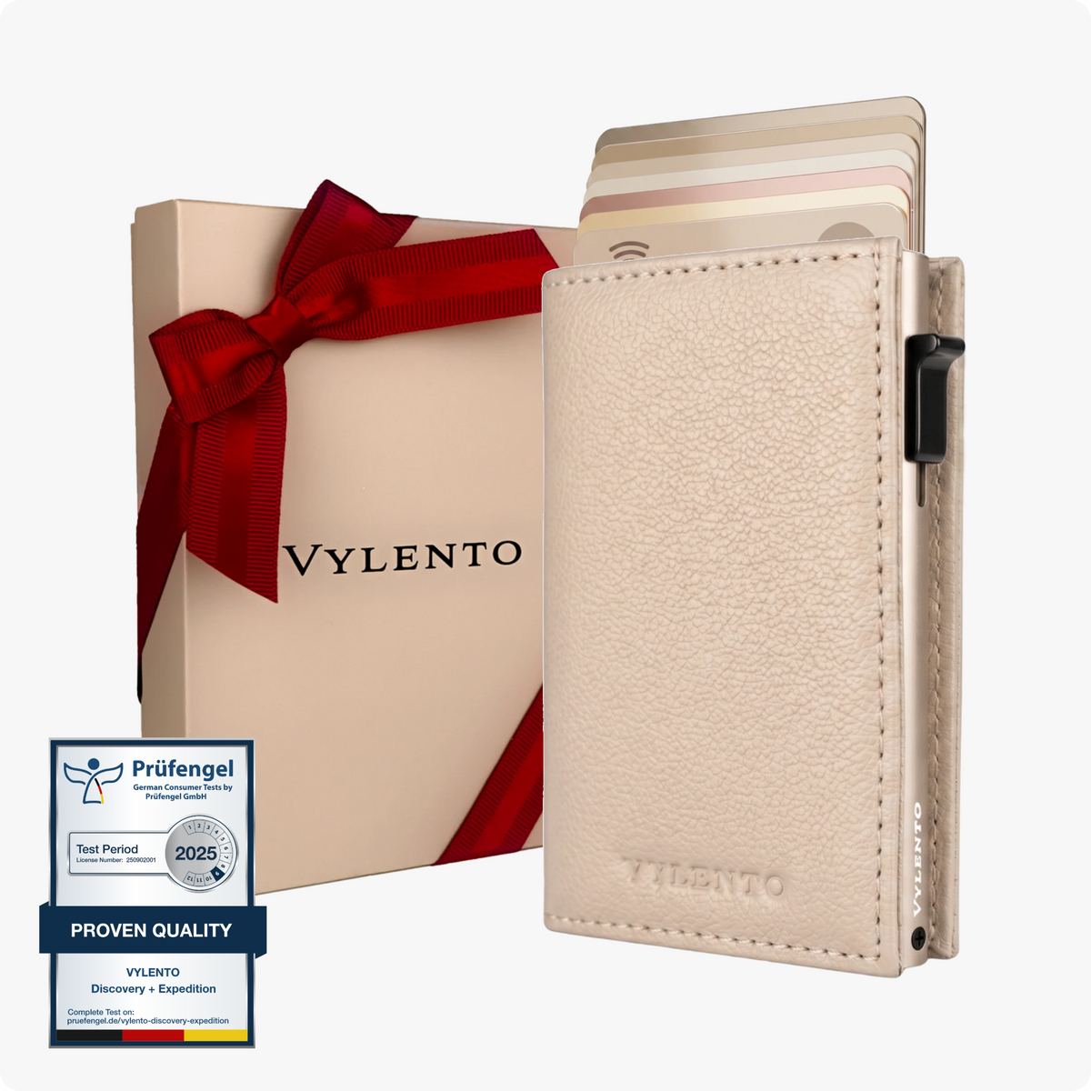 Discovery Card Holder One Pebble Beige