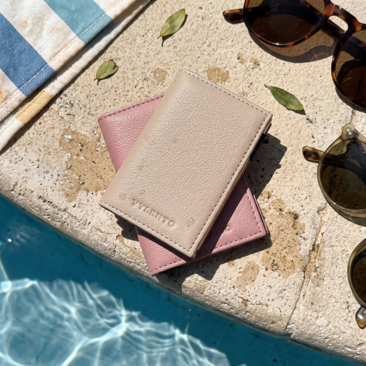 Discovery Card Holder One Pebble Beige