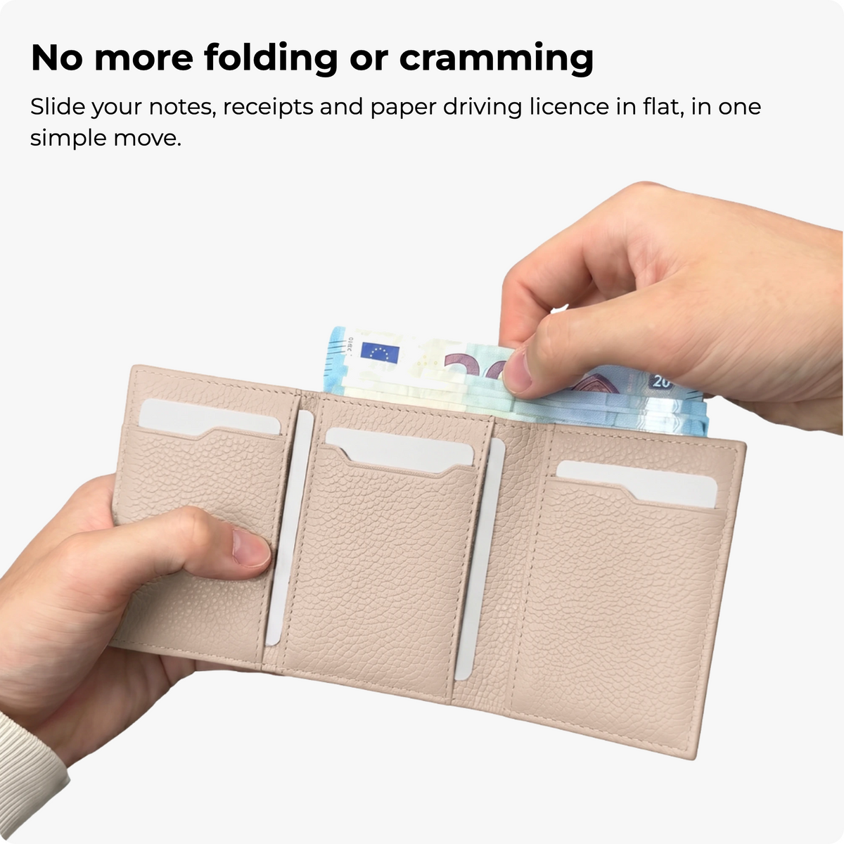 Expedition Card Holder One Pebble Beige