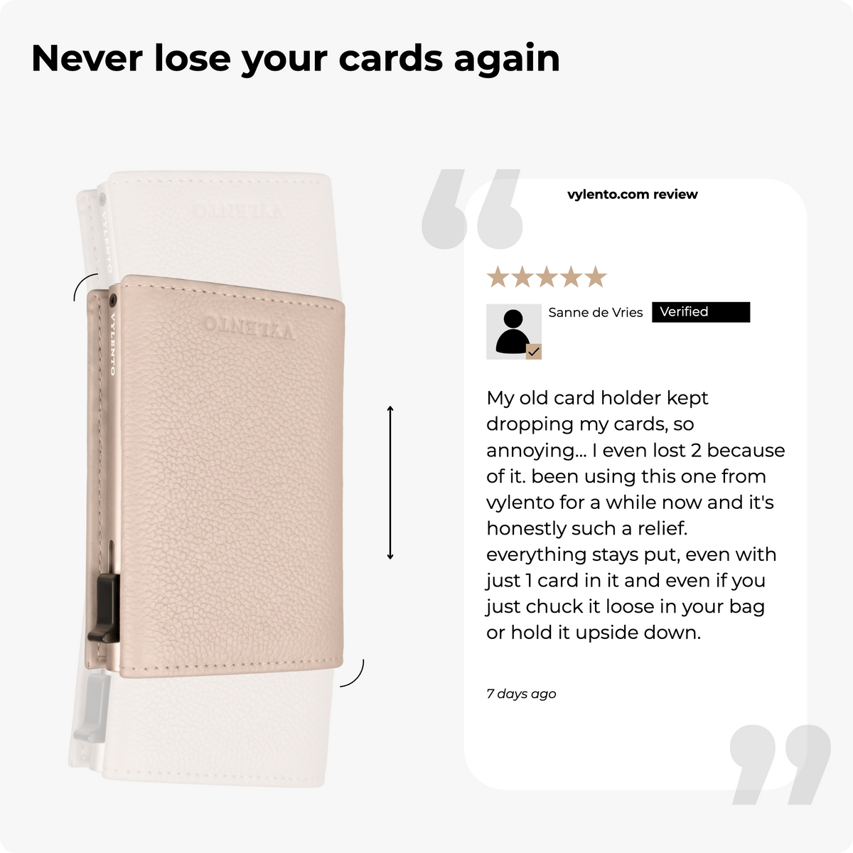 Expedition Card Holder One Pebble Beige
